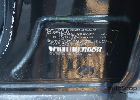 2016 Toyota Rav4 Le from USA, damaged, VIN 2T3BFREV2GW477440